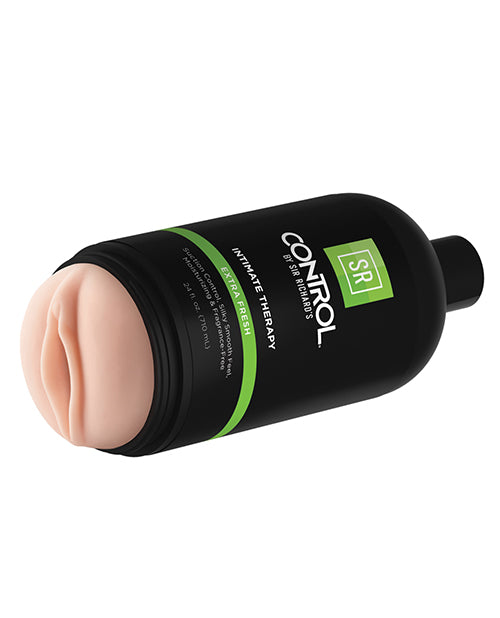 Sir Richard`s Control Intimate Therapy-Extra Fresh Masturbator - Pussy - Black/Vanilla