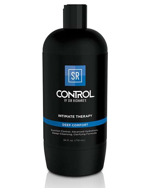 Sir Richard`s Control Intimate Therapy-Deep Comfort Masturbator - Oral - Black/Vanilla