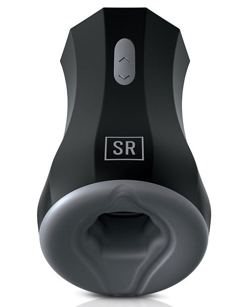 Sir Richard`s Control Silicone Twin Turbo Masturbator Rechargeable - Black/Gray