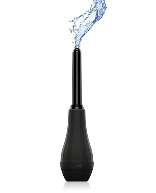 Perfect Fit Ergoflo Extra 5in Premium Tip Anal Douche - Black