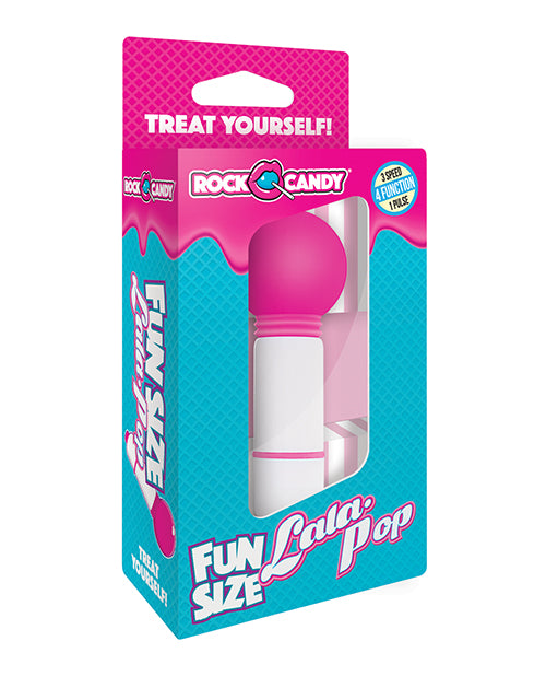 Rock Candy Fun Size Lala Pop Mini Massager - Pink