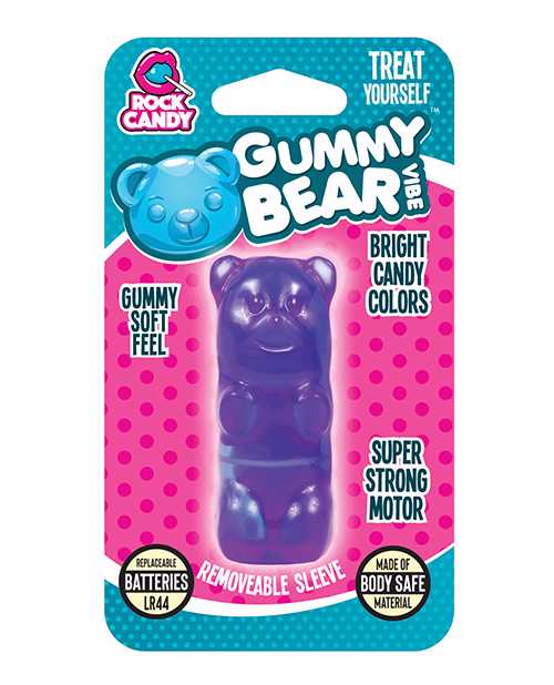 Gummy Bear Bullet Vibrator - Purple