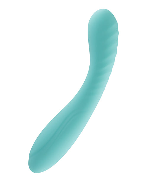Rock Candy Refined Dreamland Rechargeable Silicone G-Spot Vibrator - Blue