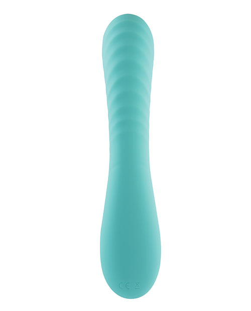 Rock Candy Refined Dreamland Rechargeable Silicone G-Spot Vibrator - Blue