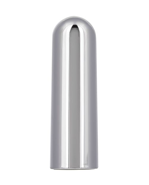 Turbo Buzz 10 Function Rechargeable Bullet - Silver - Bulk