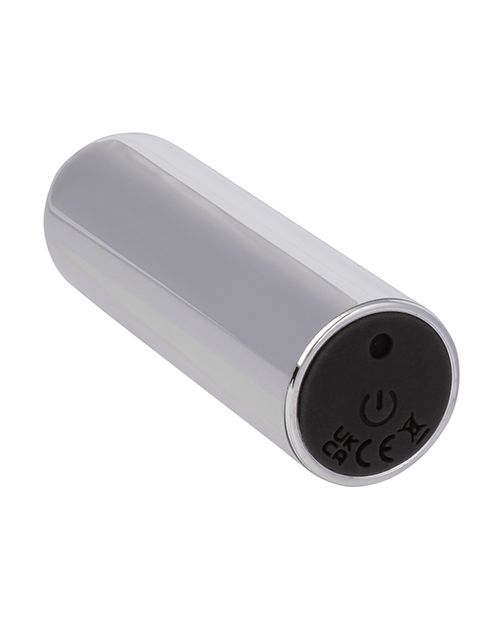 Turbo Buzz 10 Function Rechargeable Bullet - Silver - Bulk