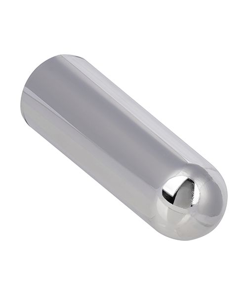 Turbo Buzz 10 Function Rechargeable Bullet - Silver - Bulk