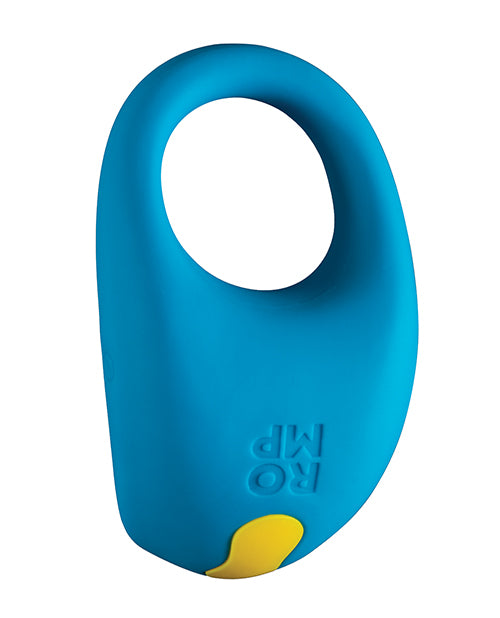 Romp Juke Rechargeable Silicone Cock Ring - Blue