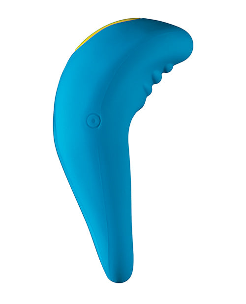Romp Juke Rechargeable Silicone Cock Ring - Blue
