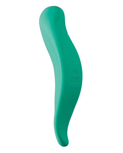 Romp Wave Rechargeable Silicone Clitoral Stimulator -Teal