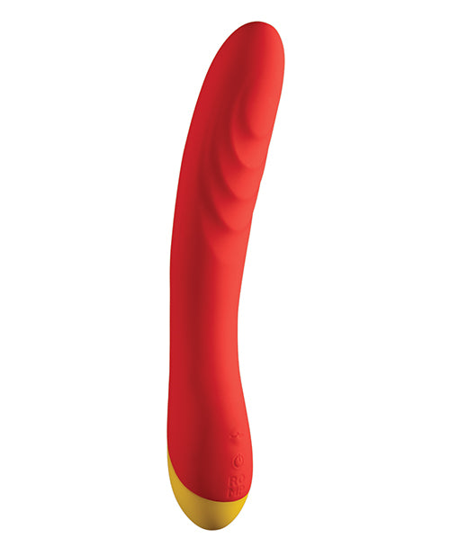 Romp Hype Rechargeable Silicone Vibrator - Orange