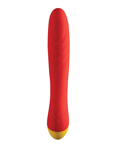 Romp Hype Rechargeable Silicone Vibrator - Orange