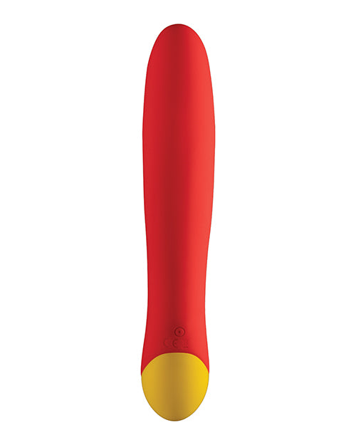 Romp Hype Rechargeable Silicone Vibrator - Orange
