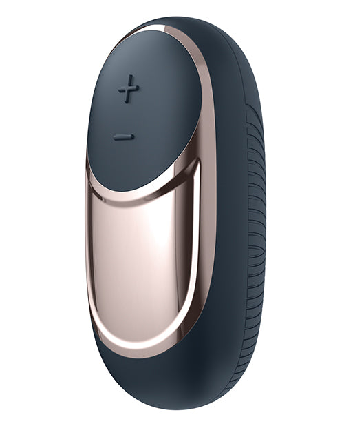 Satisfyer Lay-Ons Dark Desire Silicone Magnetic USB Rechargeable Vibrator - Black