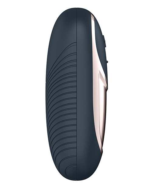 Satisfyer Lay-Ons Dark Desire Silicone Magnetic USB Rechargeable Vibrator - Black