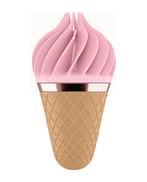 Satisfyer Sweet Treat Clitoral Vibrator - Pink/Brown