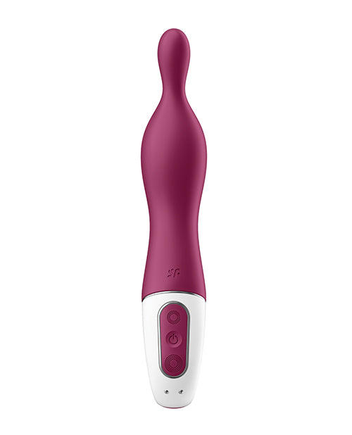 Satisfyer A-Mazing 1 Silicone Vibrator - Berry