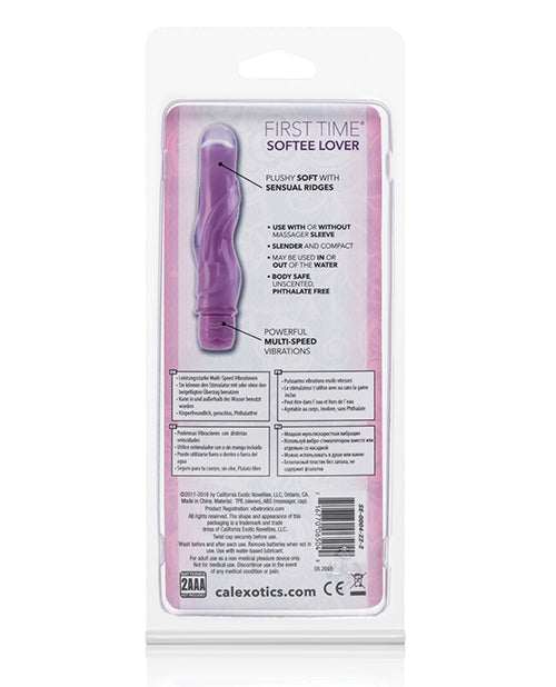 First Time Softee Lover Vibrator - Purple