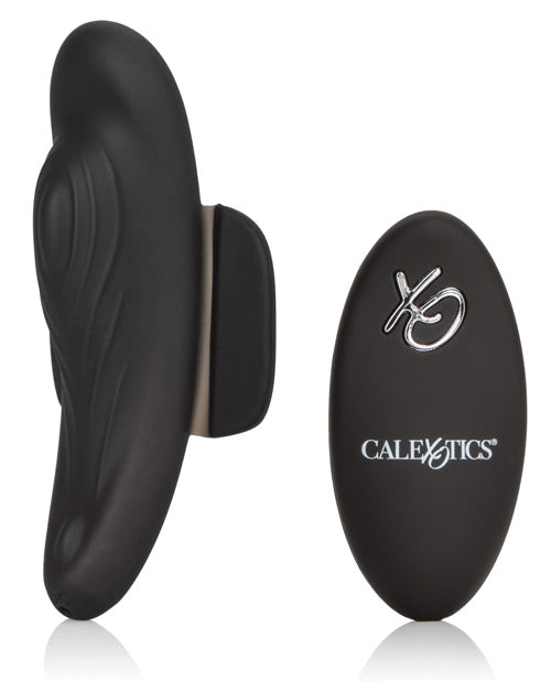 Lock-N-Play Remote Panty Teaser Rechargeable Silicone Panty Vibe with Remote Control - Black