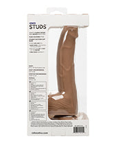 Silicone Studs Realistic Dildo 8in - Vanilla
