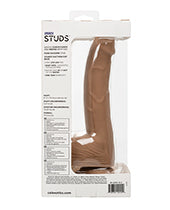 Silicone Studs Realistic Dildo 8in - Caramel