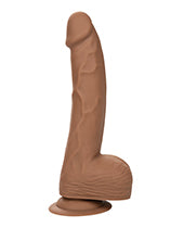 Silicone Studs Realistic Dildo 8in - Caramel