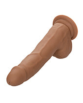 Silicone Studs Realistic Dildo 8in - Caramel