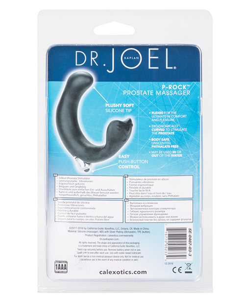 Dr. Joel P-Rock Silicone Prostate Stimulator - Black
