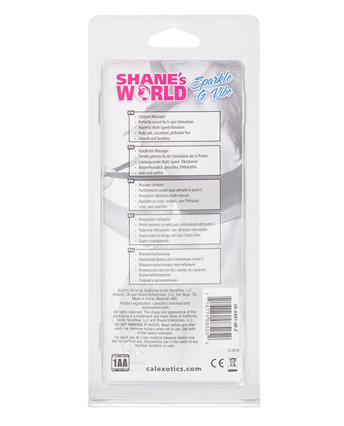 Shane`s World Sparkle G G-Spot Vibrator - Pink