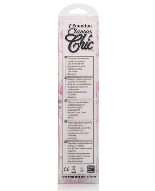 Classic Chic Standard Vibrator - Pink