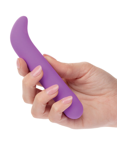 Bliss Liquid Silicone Rechargeable Mini G Vibrator - Purple
