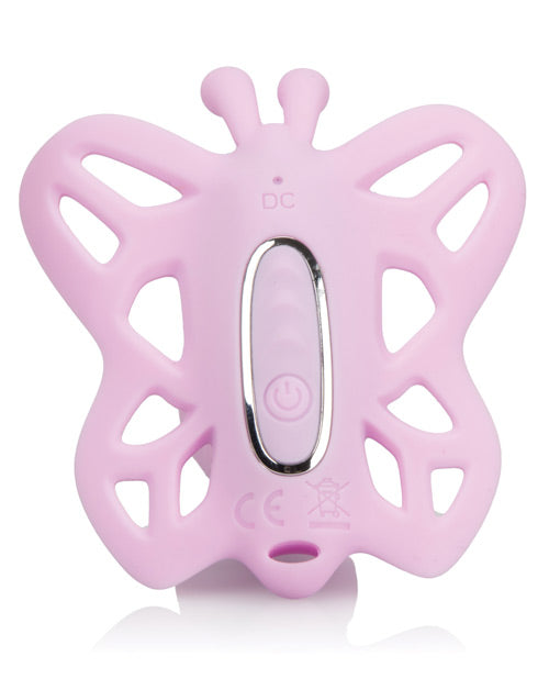 Venus Butterfly Venus G Silicone Rechargeable Strap-On with Remote Control - Pink