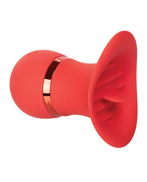 French Kiss Charmer Silicone Clitoral Stimulator - Red