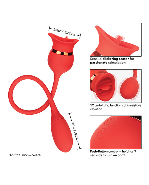 French Kiss Casanova Clit Stimulator - Red