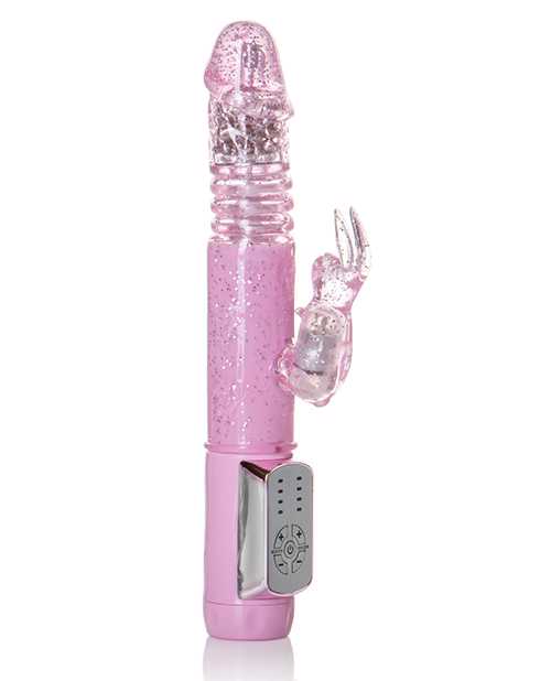 Jack Rabbit Petite Thrusting Rabbit Vibrator - Pink