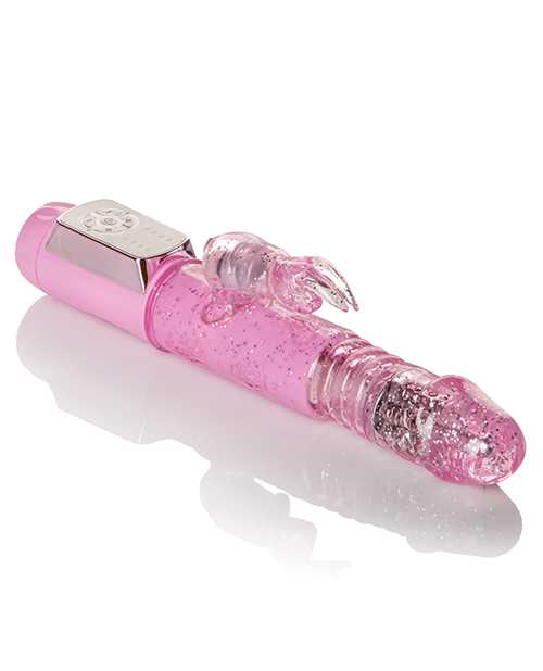 Jack Rabbit Petite Thrusting Rabbit Vibrator - Pink