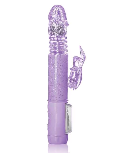 Jack Rabbit Petite Thrusting Rabbit Vibrator- Purple