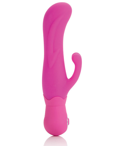 Double Dancer Silicone Rabbit Vibrator - Pink