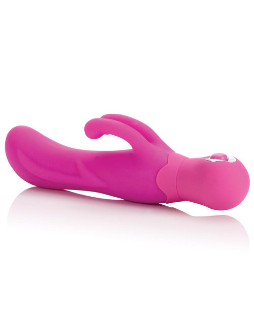 Double Dancer Silicone Rabbit Vibrator - Pink