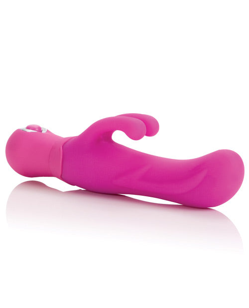 Double Dancer Silicone Rabbit Vibrator - Pink