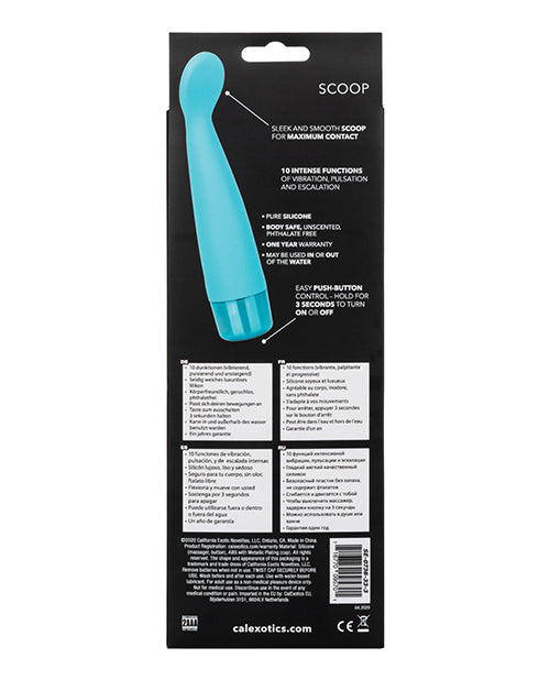 Eden Scoop Silicone Vibrator - Blue