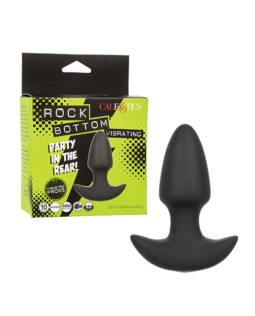 Rock Bottom Thrusting Anal Probe - Black