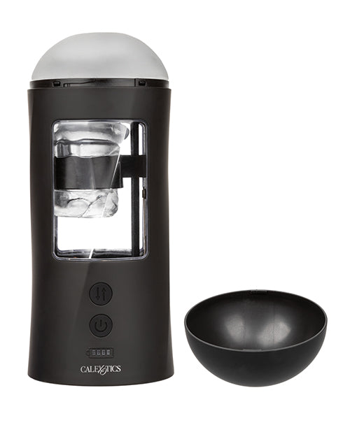 Bionic Power Stroking Rechargeable Anal Masturbator - Black