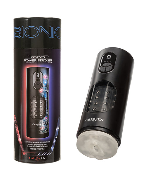 Bionic Beaded Power Stroker - Black