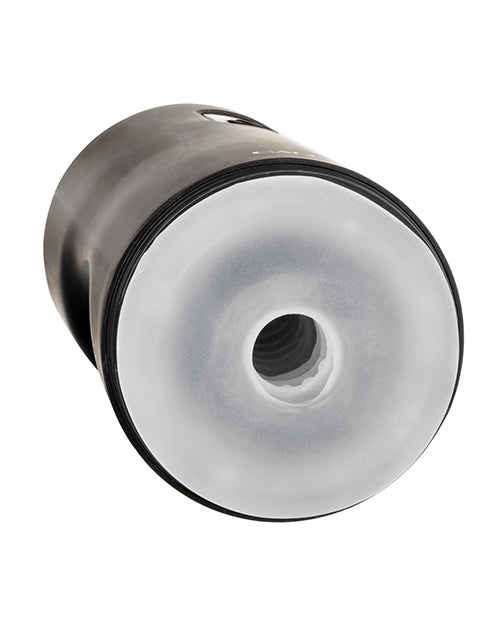 Bionic Sucking and Vibrating Rechargeable Masturbator- Anal - Black