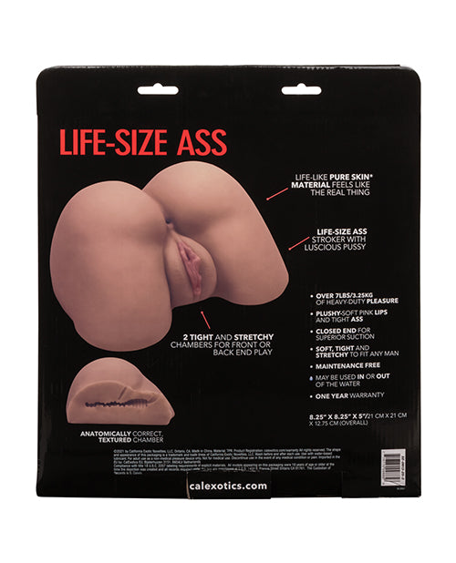 Stroke It Life-Size Masturbator - Ass - Chocolate
