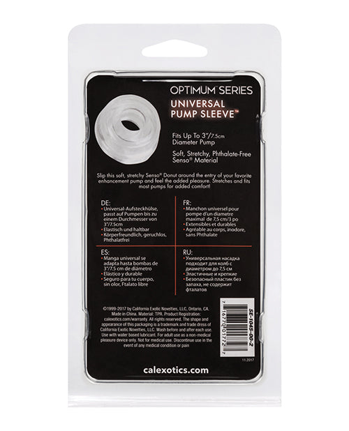 Optimum Series Universal Pump Sleeve - Clear