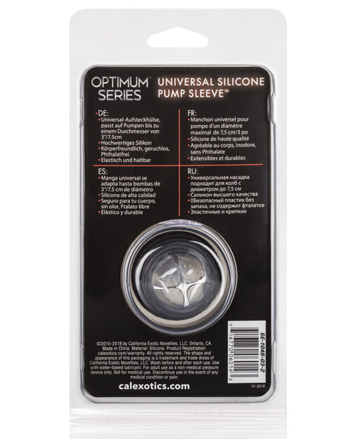 Optimum Series Universal Silicone Pump Sleeve - Black