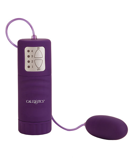 Pocket Exotics Waterproof Bullet with Wired Remote Control - Purple