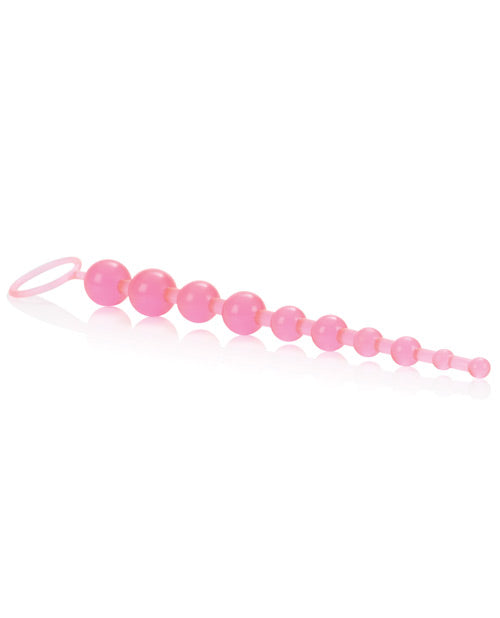 X 10 Anal Beads - Pink